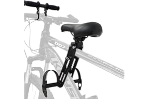 Qearal SièGe Enfant De VéLo De Montagne, Compatible avec Tous Les VéLos De Montagne Adultes-avec Cadre D'Accoudoir Adapté Aux Enfants âGéS De 2 à 5 Ans (Jusqu'à 48 Livres) Kids Seat+Handlebar