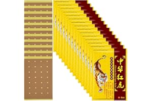 KUWUNG 120 Pcs Cerotti Antidolorifici, Cerotti Schiena Antidolorifici della Tigre, Cerotti Riscaldanti Schiena, Sollievo dal Dolore per Muscoli e Articolazioni