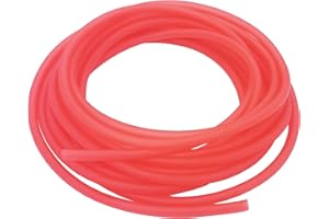 LUCYSTUDIO Tuyau Aquarium 5 m Caoutchouc Tuyau d'air Tube 4/ 6mm Oxygène Air Line Tube pour Aquarium Jaune Vert Rouge Bleu Noir