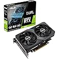 Asus Dual NVIDIA GeForce RTX 3050 OC Edition Gaming Graphics Card, PCIe 4.0, 8GB GDDR6 Memory, HDMI 2.1, DisplayPort 1.4a, 2-Slot Design, Axial-tech Fan Design, 0dB Technology, Steel Bracket - Black