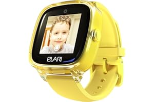 Elari 2G Reloj Inteligente Niño y Niña GPS Localizador y Llamadas Bidireccionales Audio, Chat de Voz, Botón SOS, Impermeable, Cámara, Juegos KidPhone Fresh