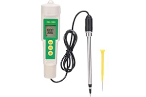 JEANOKO EC CF TDS 3-in-1-Bodentester EC-3185 Bodenmessgerät Bodenanalysegerät Pflanzenpflegetool für Den Gartenbau Im Gartenbau