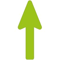 2 Frecce Adesive Per Pavimento - 400x160 Mm, Blu, Per Indicare Direzione In Negozi O Uffici - Foto 8