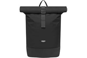 LARKSON Sac à Dos Femmes & Hommes - Janne - Sac à Dos Rolltop avec Compartiment pour Ordinateur Portable pour Université Travail Voyages & Vélo - Medium Backpack - Hydrofuge