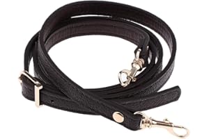 Fenteer Schulterriemen für Schultergurt Trageriemen Riemen Umhängegurt Lederriemen 110G120 cm, Dunkelbraun