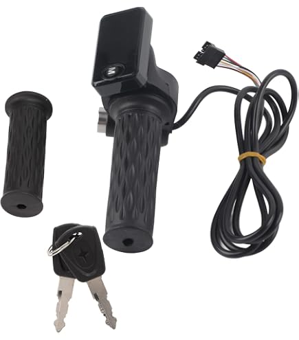 Poignée Accélérateur Vélo Électrique JOYSOG - 36V Ou 48V - Affichage 3 Vitesses - Longueur Câble 1.76m - Matériau ABS