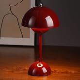 HULKNPEW Gold Cordless Table Lamp Rechargeable Touch Lamps for Nightstand, Dimmable Bedside Lamp