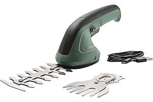 Bosch Home and Garden Sécateur Bosch EasyShear (batterie 3,6 V intégrée, autonomie : 40 min, longueur de lame : 12 cm (buisson) / 8 cm (herbe), dans une boîte)