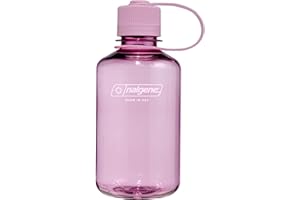 Nalgene Sustain Tritan BPA-Free Water Bottle Made with Material Derived from 50% Plastic Waste, 16 OZ, Narrow Mouth, Cherry Blossom