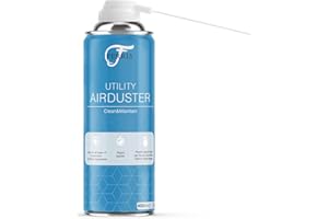 FERRIS | Air Duster Can (1 x 400ml) Powerful Compressed Air Duster Spray Cleans and Removes Dust & Debris | Use on Office Equipment, Electronics, Keyboard Cleaner, Camera Lens Blower (1pk)