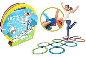 BLUE SKY 042776-Juego de Anillas de Marela (plástico para Exteriores, 27 cm x 27 cm, niños, Juego al Aire Libre, Saltos, de 3 años (MGM 042776)