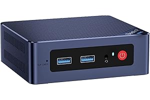 Beelink Mini PC, procesor Intel Alder Lake-N100 12. generacji (do 3,40 GHz), MINI-S12 W11 Pro, komputer biznesowy 16 GB RAM 500 GB SSD, Dual HDMI/WiFi 6/BT5.2/RJ45/WOL/Auto Power On