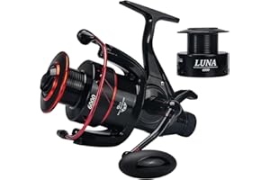 SeaKnight LUNA Mulinello da pesca alla carpa 9+1BB Bobina di Spinning Reel 5.5:1 Mulinello d'acqua dolce 4000 5000 6000 in fibra di carbonio Drag System Max 12kg