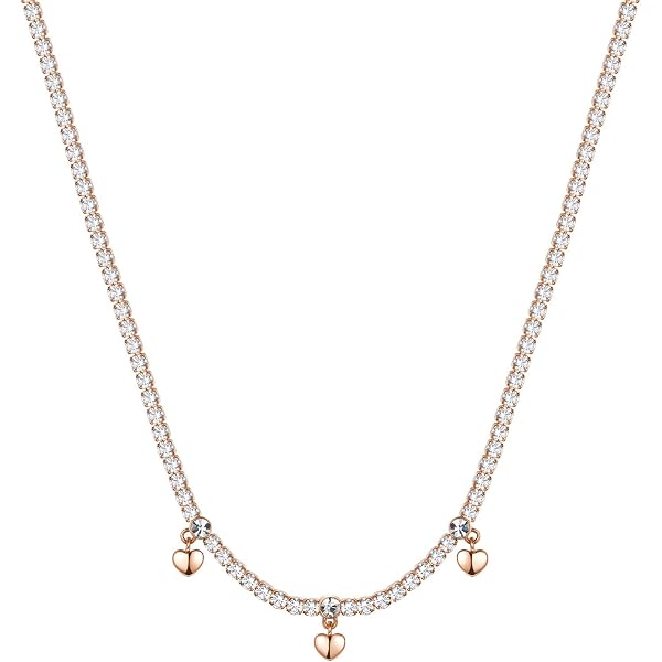 Brosway Collana Calliope BOP07 – Ottone Rodiato Con Cristalli Swarovski E Zirconi