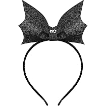 Halloween Mausohren-Stirnband Mit Fledermaus & Schleife – Gruselig-süß Für Party, Cosplay, Kostüm
