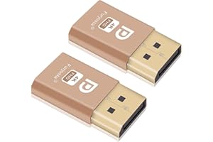 FURJOSTA DP Adapter f黵 virtuelle Anzeige Displayport-Dummy-Stecker Headless Ghost Emulator1080p- 2560x1600p @ 60Hz -2Pack