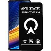 KZY İLETİŞİM Xiaomi Poco X3 Pro ile uyumlu Tam Kaplayan Anti Statik G&ouml;r&uuml;nmez Safir Ekran Koruyucu Hayalet Cam