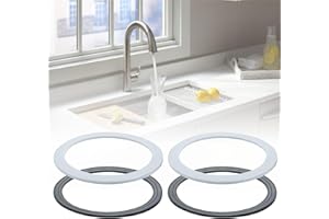CHUNZHILAI 4 Pack Seal Washer Sink O Ring Seal Washer Basin Plug Sealing Washers for 110mm Sink Basket Strainer Seal Waster