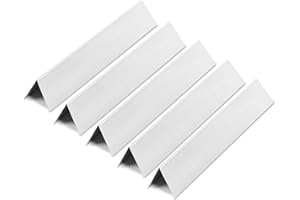 gardivo Weber Spirit Aroma Rails 310 320 330/100% Stainless Steel 1.4301 V2A Rustproof Set of 5 Flavorizer Bars Burner Covers Gas Grill