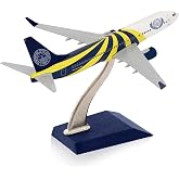 Zekupp Boeing 737-800 1/250 &Ouml;l&ccedil;ek Fenerbah&ccedil;e Lisanslı Sarı Lacivert Tasarım Maket U&ccedil;ak