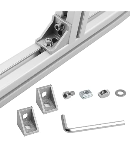 80 Connettori Angolari Per Profilo Alluminio 30x30 - Scanalatura 8 Mm