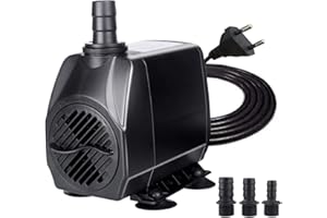BACOENG Pompa Acquario, Pompa Acqua 3800L/H Pompa Dell'acqua Sommergibile per Fontana Piscina Giardino Laghetto