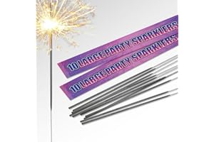 INEVITABLE PARTY 25cm (10") Large Party Sparklers | Handheld Sparklers | Great for any Occasion (20 Sparklers)