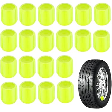 Lot De 12 Bouchons Valve Pneu Voiture Fluorescents, Bouchons De Tige De Valve De Pneu De Voiture Lumineux Universels Capuchon Anti Poussiere De Voiture Pour Auto Suv Moto Camion 76029657