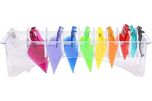 Saluaqui Magnet Clipper Guards Ergonomic Arc Quick Installation Set med Förvaringsställ för Hårklippare