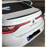 Renault Megane İle Uyumlu 4 Piano Black Bagaj &Ccedil;ıtası Spoıler 120 * 4,5 cm