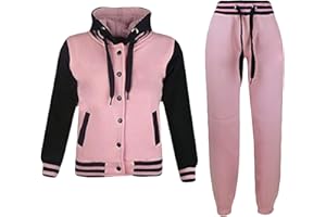 A2Z 4 Kids Tracksuit Girls Boys Baseball Plain Top Bottoms Jogging Running Suits Activewear Fashion Kids Outfit New Age 5 6 7 8 9 10 11 12 13 Years
