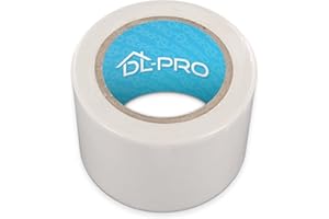 DL-pro Klebeband aus PVC selbstklebend 50mm x 10m für Abluftschlauch Dunstabzugshaube Trockner