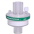 RESUSCITATIONS HME+ BV Filter for Adults – Heat & Moisture Exchanger with Bacterial Viral Filtration – Pack of 1