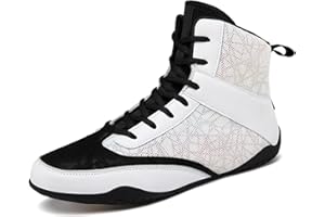 Youngtie Herren Boxschuhe Profi Wrestling Schuh Fitness Trainingsschuhe Damen Boxstiefel