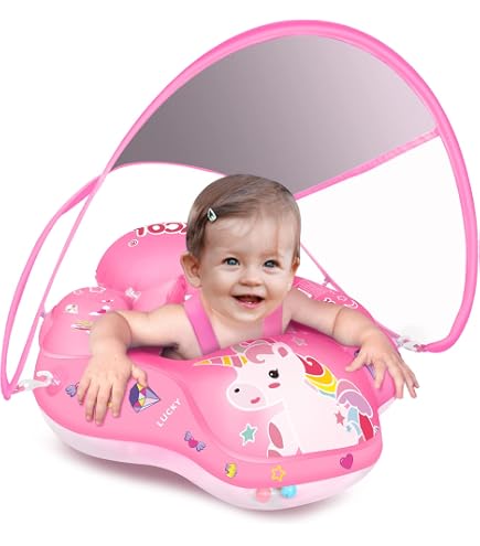 Bouee Pour Bebe, Anneau De Natation Pour Bébé Bouée Gonflable Piscine Flotteurs Bebe Avec Siege Et Poignee De Securite Pour Bebes De 6 A 36 Mois 23039 B