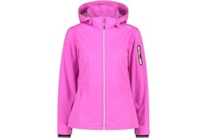 CMP Giacca In Light Softshell Da Donna Con Cappuccio Removibile Softshell Jacket Donna