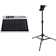 YEEN Rockstar Pad 20 pro ADVANCED Octapad Electronic Drumpad Percussion Pad With" Heavy Stand" (White)
