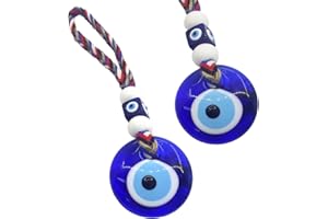 Perlin Nazar Boncuk Boncugu - Colgante de pared turco con ojo de ojo de 21 cm