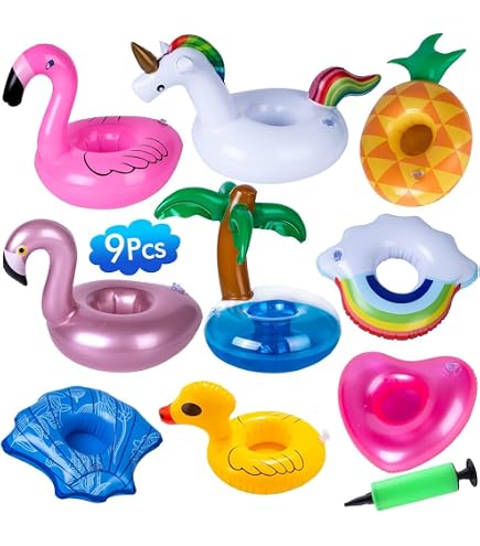 Support Canette Bière Piscine 15 Porte-gobelets Gonflables Pour Piscine