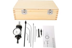 YANMIS Messuhr, 0-3mm 0,01mm Zentrieranzeige Positionierhilfe Messwerkzeug Zentriertest Messuhr für die mechanische Bohrungsmessung