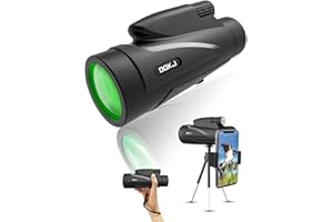 Monokular- DDKJ HD 12x50 Monokular Fernglas, Mini Fernrohr Monokular Scope, Handyhalter&Stativ, Monokular Handy für Vogelbeobachtung, Jagd, Konzert, Sightseeing