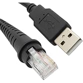 Coverzone Kablosu Ethernet Erkek to USB Barkod Okuyucu ve Pos Cihazları İ&ccedil;in Kablo 1,5 Metre