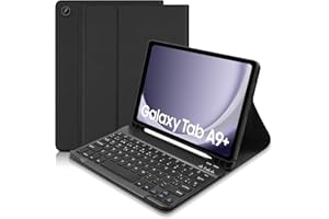 COEZFE Funda con Teclado para Samsung Galaxy Tab A9+ / A9 Plus 11", Español Ñ Teclado Magnético para Samsung Tab A9+ /A9 Plus, Funda Teclado para Samsung A9+ / A9 Plus 11 Pulgada (SM-X210/X216/X218), Negro