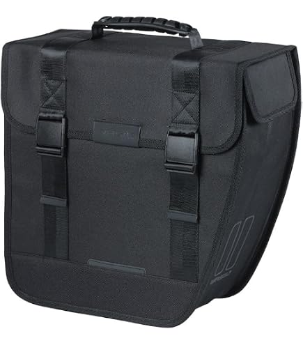 Bolsa Portaequipajes Basil Málaga – Alforja Individual De 600D Poliéster, Impermeable Y Fácil De Montar