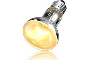 TobeBright Reptile Heat Lamp Bulb, 80W Dimmable UV Bulb,E27 Warm White Light Basking Spot Bulb,UVA UVB Bulb,Daylight Heat Bulb for Reptiles Habitats, Chicks,Puppy, Terrarium, Vivarium-1Pack