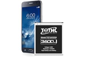 3600mAh Galaxy J3 Battery,TQTHL High Capacity Replacement Li-Ion Battery for Samsung Galaxy J3 2016 J320A J320V EB-BG530BBU EB-BG530BBE J5-G530P Galaxy J5 J500 F Grand Prime EB-BG531BBE Galaxy On5