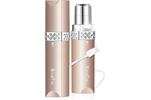 Facial Hair Remover Women, Binefia USB Rechargeable Hair Removal, Painless Face Hair Trimmer, Portable Electric Razor, Waterproof Ladies Shaver for Peach Fuzz/Lip/Chin