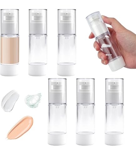 3 Dispenser Per Creme Vuoti - Contenitori Da 15ml, 30ml, 50ml Per Viaggi E Casa - Foto 7