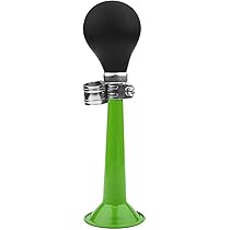 Clacson Ad Aria Per Bicicletta Vintage - In Metallo E Silicone, Design Retrò Per Mountain Bike - Foto 2