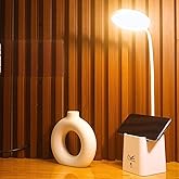 TEQO Table Lamp for Study Room | Study Lamp with 3 Light Modes with Mobile & Pen Holder, Touch ON/Off with 2000 mAh Rechargea